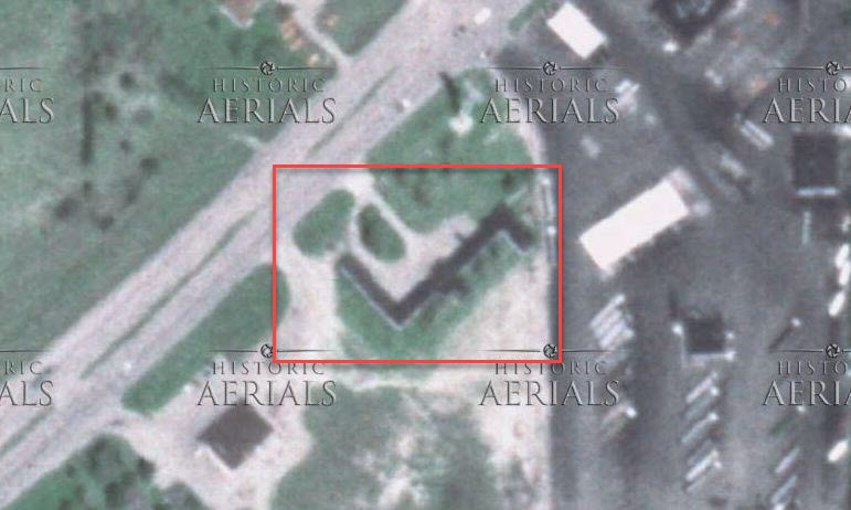 Windmill Motel (Dons Windmill Motel) - 1973 Aerial (newer photo)